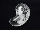 [Video] Dragon (Four Divine Beasts) Carved! Crystal AA++ Comma Shaped Bead 30x20mm 1pc