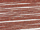 High Quality! Red Jasper AAA Faceted Round 2mm 1-strand beads (approx. 15 inches/37 cm)