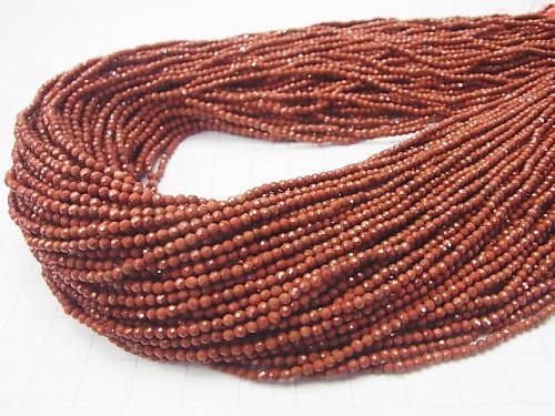 High Quality! 1strand $4.79! Red Jasper AAA Faceted Round 2mm 1strand beads (aprx.15inch / 37cm)