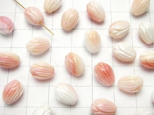 [Video] Queen Conch Shell AAA - Flower Bud 11x8x8mm [Drilled Hole] 2pcs
