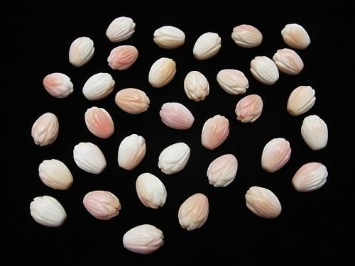[Video] Queen Conch Shell AAA - Flower Bud 11x8x8mm [Drilled Hole] 2pcs