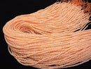 1strand $4.79! Pink Orange Coral (Dyed) Round 3mm 1strand beads (aprx.15inch / 37cm)