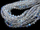 High Quality!  1strand $8.79! Luna Flash  128Faceted Round 8mm 1strand beads (aprx.15inch/37cm)