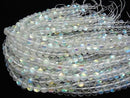 High Quality!  Luna Flash  128Faceted Round 10mm half or 1strand beads (aprx.15inch/36cm)