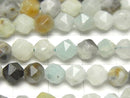 [Video] Mix Amazonite 24 Faceted Round 6mm 1strand beads (aprx.15inch / 37cm)