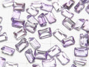 [Video]High Quality Amethyst AAA Loose stone Rectangle Faceted 6x4mm 10pcs