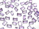 [Video] High Quality Amethyst AAA Loose stone Rectangle Faceted 8x6mm 5pcs
