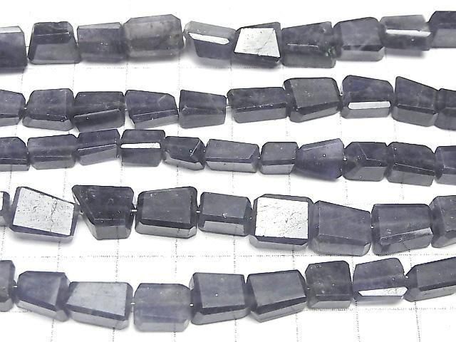 [Video] Iolite AA+ Faceted Nugget 1 strand beads (approx. 6 inches/15 cm)