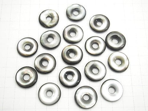 High Quality Black Shell (Black-lip Oyster) AAA Coin (Donut) 20x20x4mm 1pc $3.79!