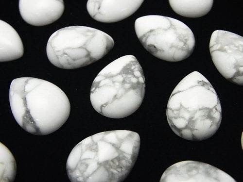 Cabochon, Howlite Magnesite Gemstone Beads