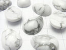[Video] Howlite Magnesite  Pear shape  Cabochon 18x13mm 3pcs