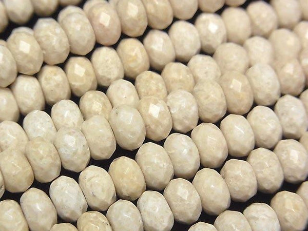 [Video]Riverstone Faceted Button Rondelle 8x8x5mm half or 1strand beads (aprx.15inch/38cm)