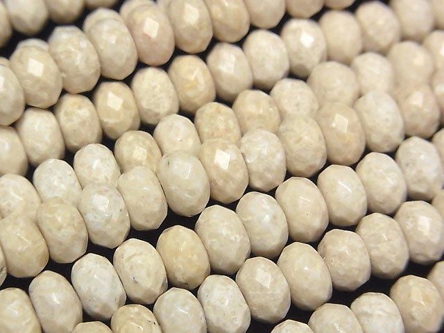 [Video]Riverstone Faceted Button Rondelle 8x8x5mm half or 1strand beads (aprx.15inch/38cm)