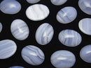 Blue Lace Agate AAA Oval  Cabochon 20x15mm 1pc
