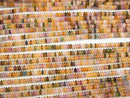 [Video] 1strand $12.99! Multicolor Tourmaline AA ++ Faceted Button Rondelle 3x3x1.2mm 1strand beads (aprx.13inch / 32cm)