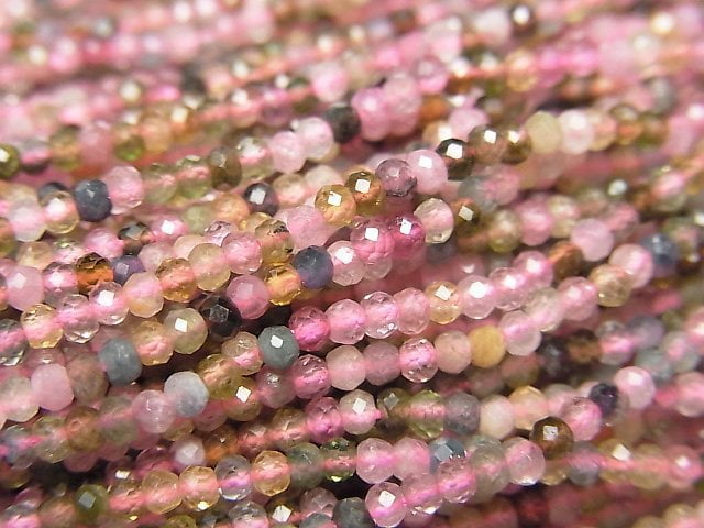 Roundel, Tourmaline Gemstone Beads