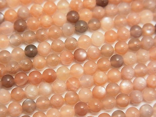 Moonstone, Round Gemstone Beads