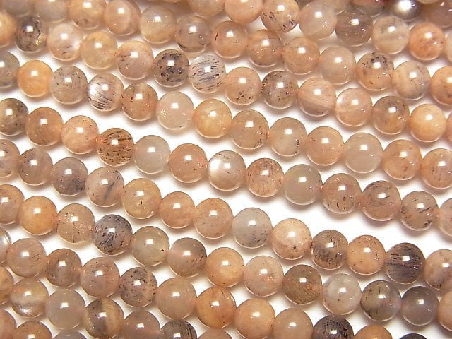 Moonstone, Round Gemstone Beads