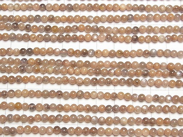 1strand $8.79! Multicolor Moonstone AA ++ Round 4mm 1strand beads (aprx.15inch / 38cm)