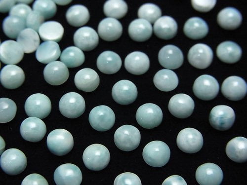 Cabochon, Larimar Gemstone Beads