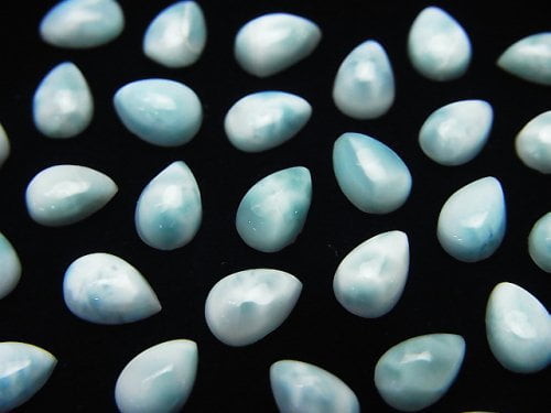 Cabochon, Larimar Gemstone Beads