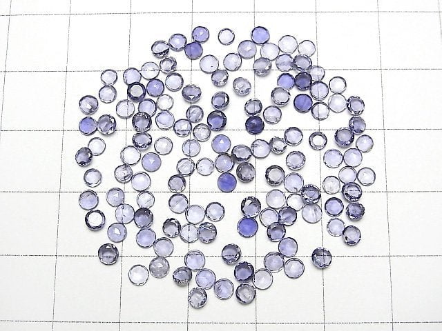 [Video] High Quality Iolite AAA Rose Cut  Round 3x3mm 10pcs $2.79!