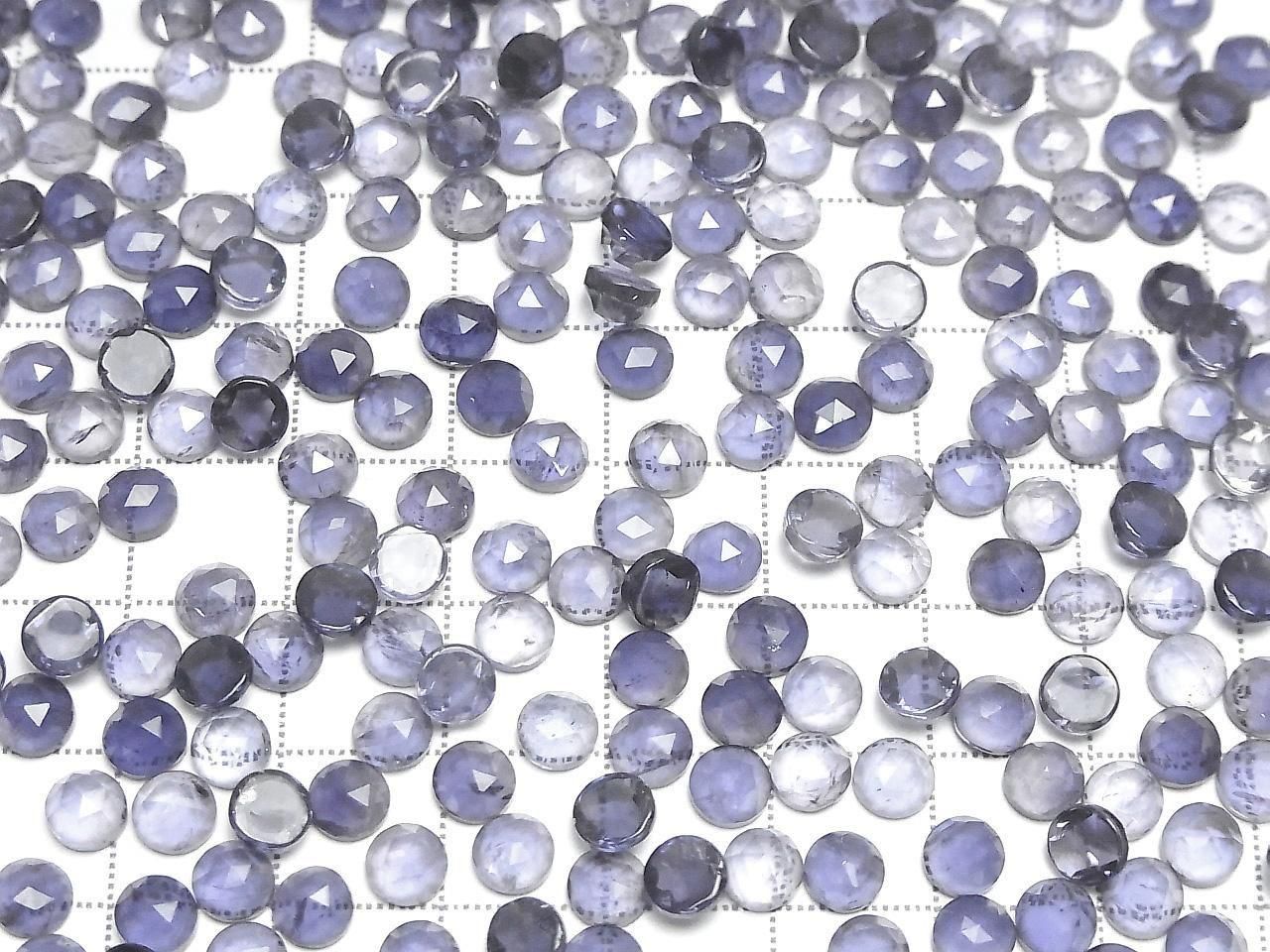 Iolite de haute qualité AAA, taille rose ronde, 5x5mm, 10 pièces, 12,99 $ !