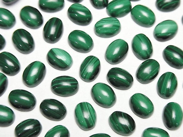 Cabochon, Malachite Gemstone Beads