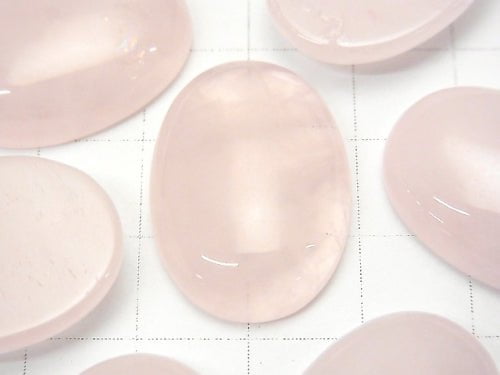 Rose Quartz AA++ Oval Cabochon 25x18mm 2pcs $4.79!