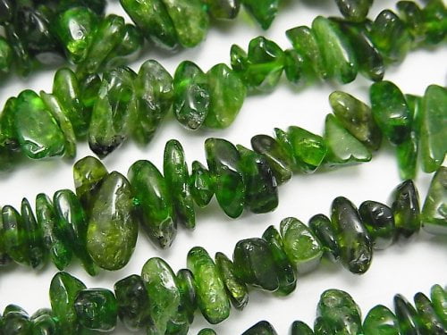1strand $7.79! Chrome Diopside AA + Chips (Small Nugget) 1strand (aprx.15inch / 38cm)