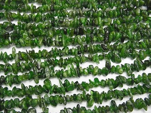 1strand $7.79! Chrome Diopside AA + Chips (Small Nugget) 1strand (aprx.15inch / 38cm)