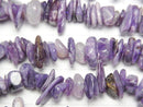 [Video] High Quality Charoite AAA-Chips (Small Nugget) 1strand beads (aprx.15inch / 38cm)