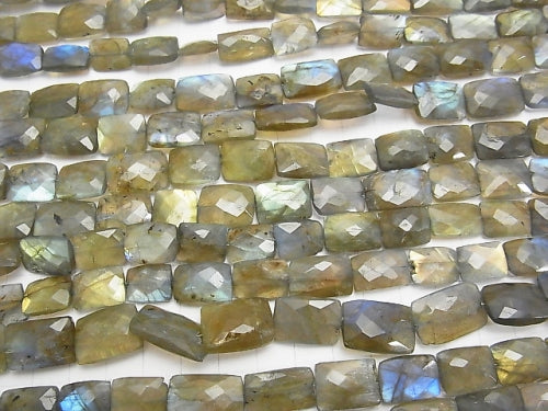1strand $19.99Labradorite AA++ Faceted Rectangle  1strand beads (aprx.7inch/18cm)