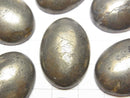 [Video] Pyrite Oval Cabochon 30x22mm 1pc
