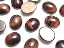 Red Tiger's Eye AA++ Oval Cabochon 10x8mm 4pcs