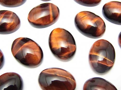 Cabochon, Tiger's Eye Gemstone Beads