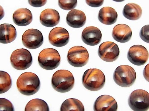 Cabochon, Tiger's Eye Gemstone Beads