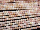 High Quality! Pink Opal AA ++ Cube Shape 4x4x4mm half or 1strand beads (aprx.15inch / 38cm)