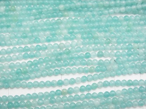 Brazilian Amazonite AAA- Round 2mm 1strand beads (aprx.15inch/37cm)