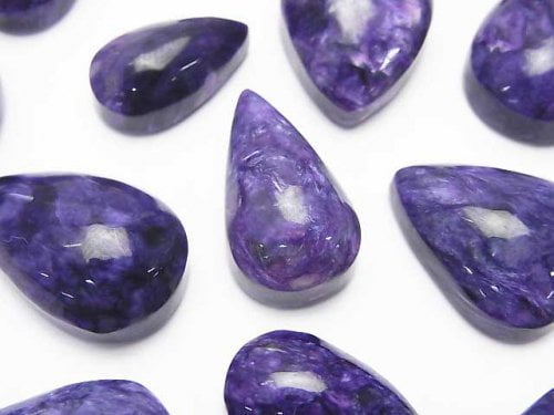 Cabochon, Charoite Gemstone Beads