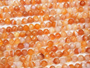 [Video] High Quality!  1strand $8.79! Carnelian ,Sardonyx AAA- 128Faceted Round 6mm 1strand beads (aprx.15inch/37cm)