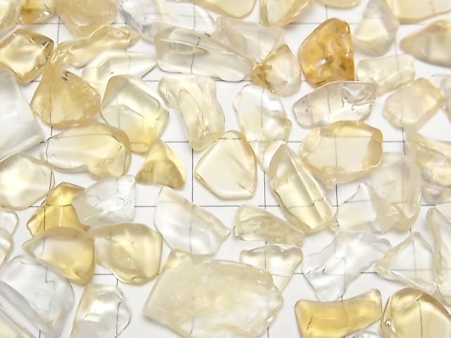 Citrine AA++ Undrilled Chips [Medium Size] 100 grams