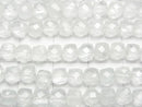 [Video] High Quality! Natural White Topaz AA++ Cube Shape 4x4x4mm half or 1strand beads (aprx.15inch/37cm)