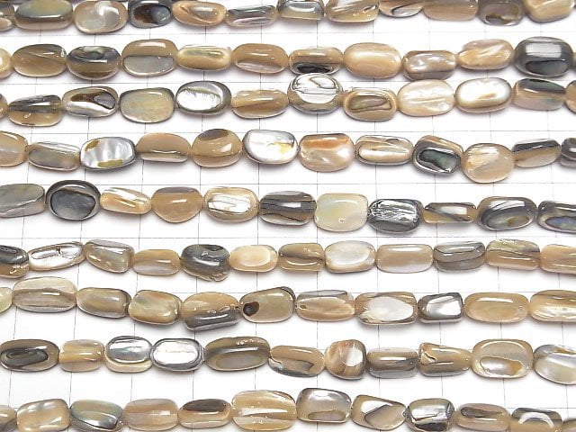 [Video]Abalone Shell Nugget 1strand beads (aprx.15inch/37cm)
