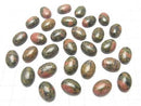 Unakite  Oval  Cabochon 14x10mm 2pcs