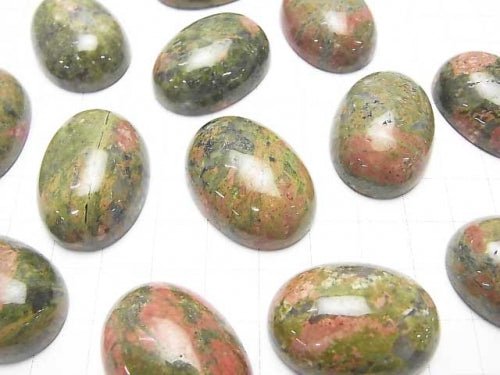 Unakite Oval Cabochon 30x22mm 1pc $3.79!