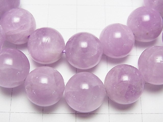 [Video] Nigerian Kunzite AAA Round 12mm Bracelet