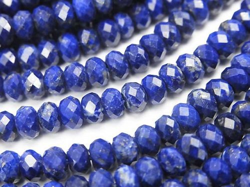 Lapis lazuli, Roundel Gemstone Beads