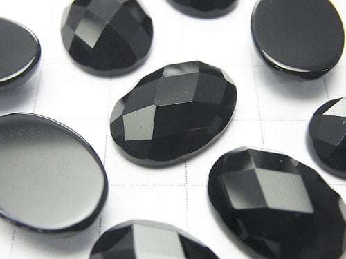 縞瑪瑙橢圓形刻面凸圓形寶石 18x13mm 3顆 $4.79！