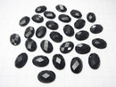 Onyx  Oval Faceted Cabochon 18x13mm 3pcs $4.79!